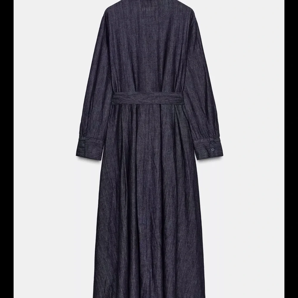 NWT Zara Woman Long Sleeve DenimDress - Picture 6 of 7